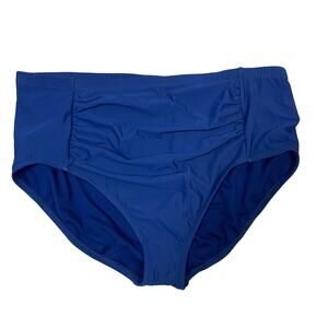 Sonnet Shores Bikini Bottoms Navy Blue Tummy Panel Full Coverage Size 20W NWT